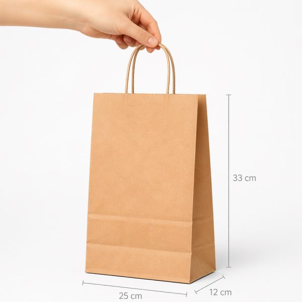 Bolsa Kraft 25×33 cm