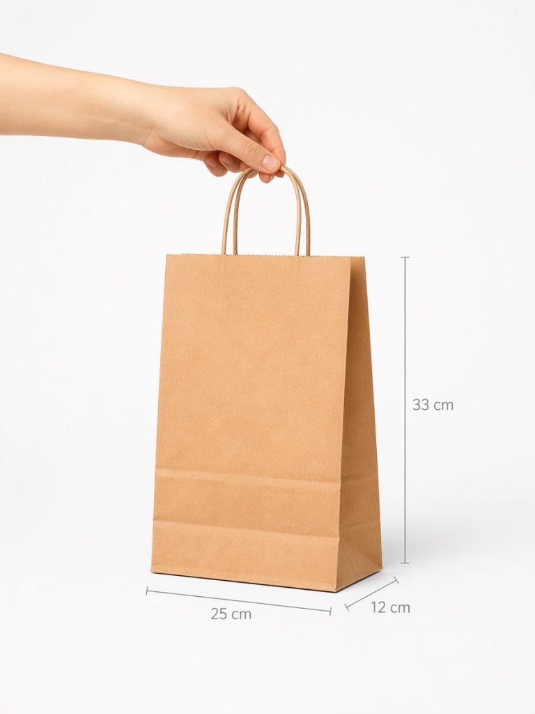 Bolsa Kraft 25×33 cm