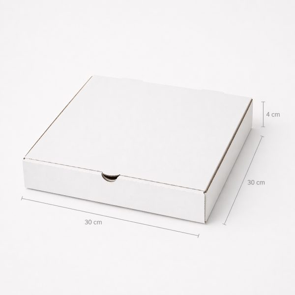 Caja Pizza Blanca 30×30 cm