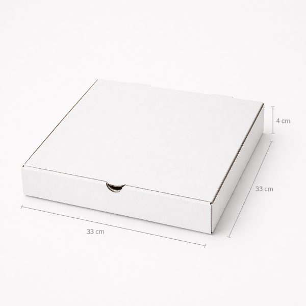 Caja Pizza Blanca 33×33 cm