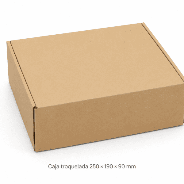 Caja Troquelada D — 250x190x090 mm