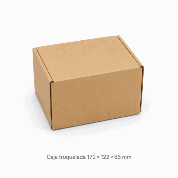 Caja Troquelada F — 172x122x085 mm