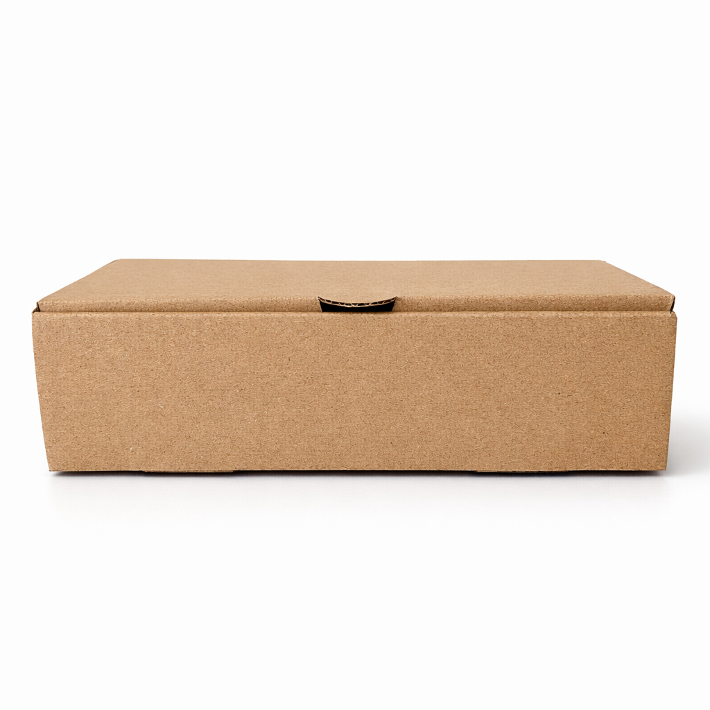 Caja Baguette Kraft 25.5×13.5×7 cm