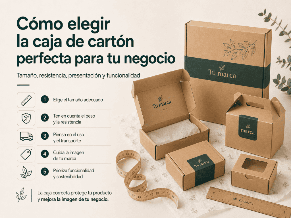 Cómo elegir la caja de cartón perfecta para tu negocio
