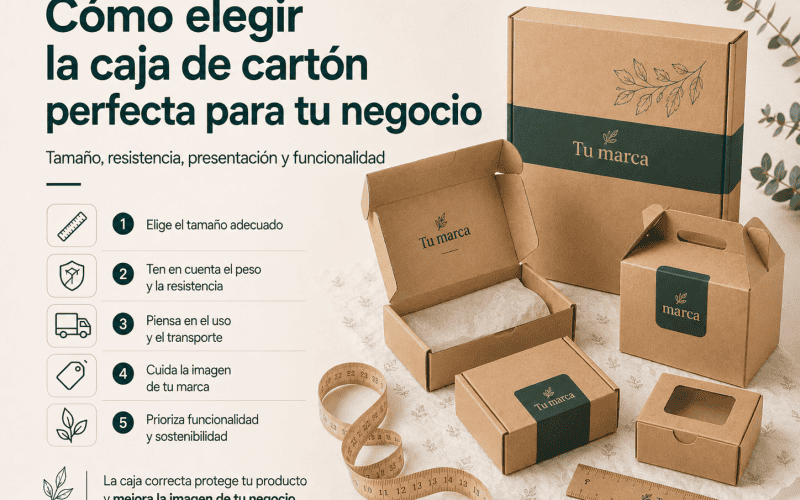Cómo elegir la caja de cartón perfecta para tu negocio