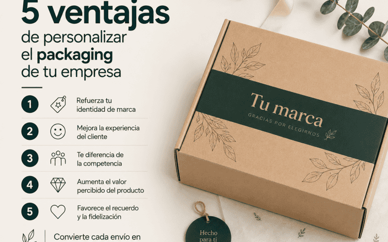 5 ventajas de personalizar el packaging de tu empresa