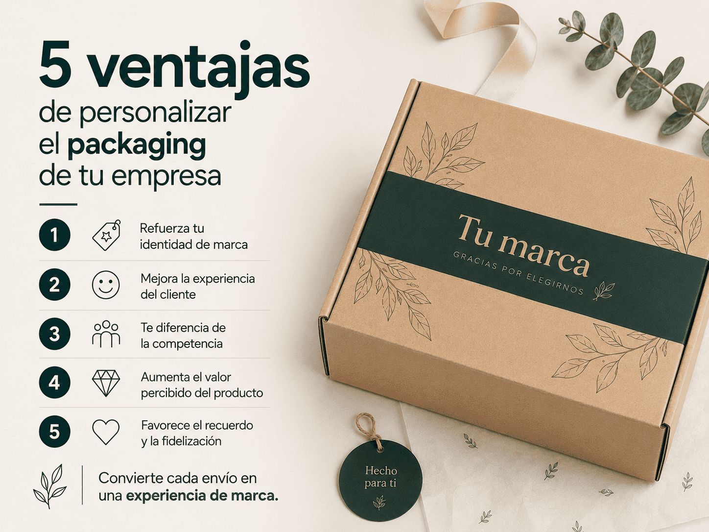 5 ventajas de personalizar el packaging de tu empresa